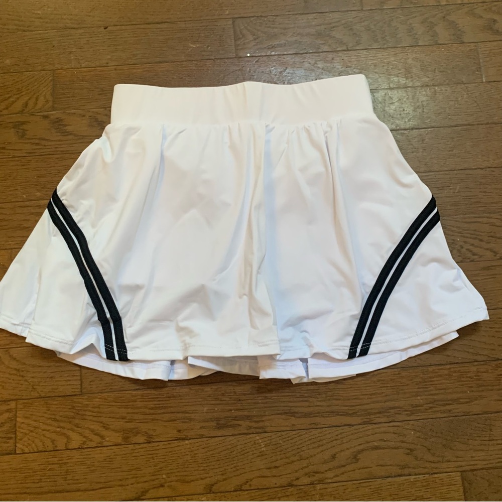 BMJL Womens High Waist Pleated Tennis Skirt /Golf Skorts /Built-in shorts Small - Picture 2 of 16